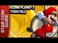 New Super Mario Bros. U 3 Star Coin Walkthrough - Acorn Plains 3: Yoshi Hill