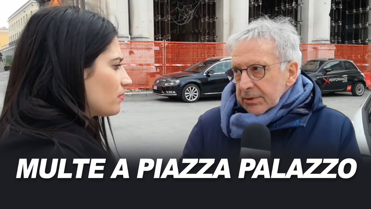 L’aquila, pioggia di multe a Piazza Palazzo