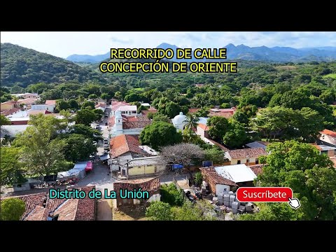 Viajando a Concepción De Oriente En La Unión, EL SALVADOR, Frontera Con Honduras, Recorrido de Calle