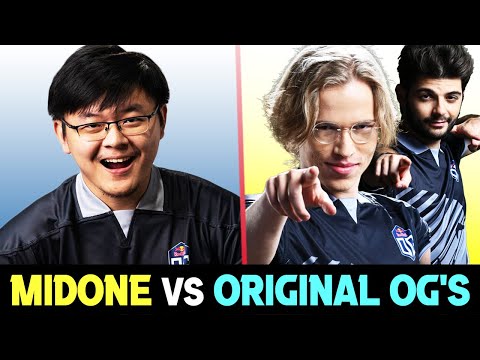 MidOne Nyx Assassin OFFLANE vs Real OG's [Ceb & Topson] - What a Game! DOTA 2