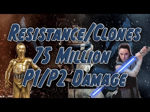 Resistance/Clones 75 million Damage P1 Sith Raid - Super F2P Friendly!