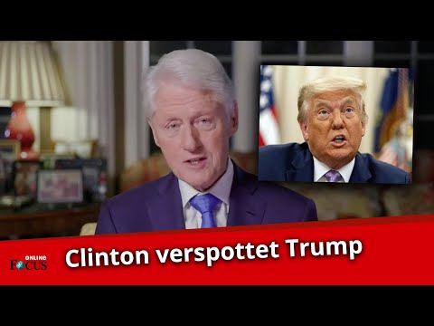 Bill Clinton knöpft sich Donald Trump vor und verspottet ihn in Video-Botschaft