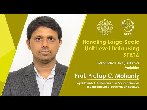 Lecture 31 Introduction to Qualitative Variables