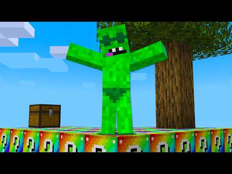 Supreme Lucky Block Skyblock in Minecraft