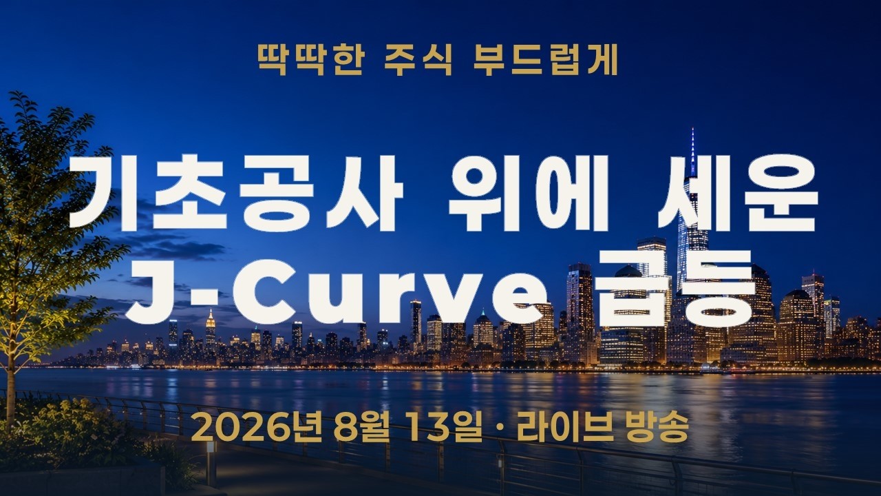 기초공사 위에 세운 J-Curve, 코스피200 4% 급등이 나왔습니다