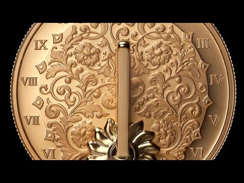 FUNCTIONAL GOLD GUILDED SUNDIAL 2025 CANADA 1oz .9999 Pure Silver $20 Proof Coin