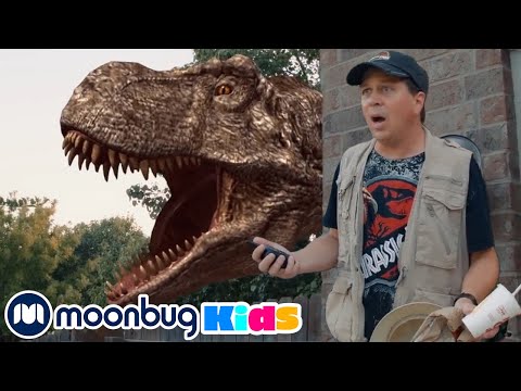 GIANT Dinosaur Adventure @TRexRanch | Moonbug Kids - Explore With Me!