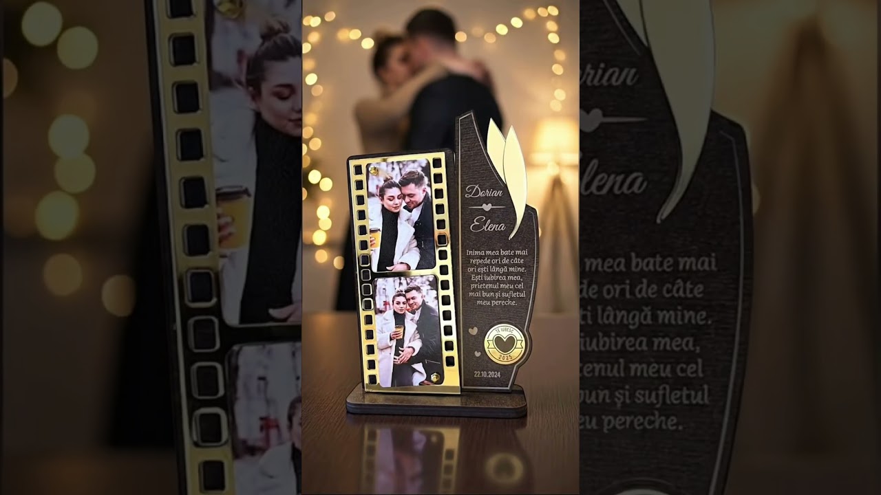 Thumbnail video Trofeu personalizat - Esti iubirea mea