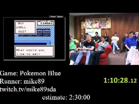 Awesome Games Done Quick 2012 - Pokemon Blue speed run
