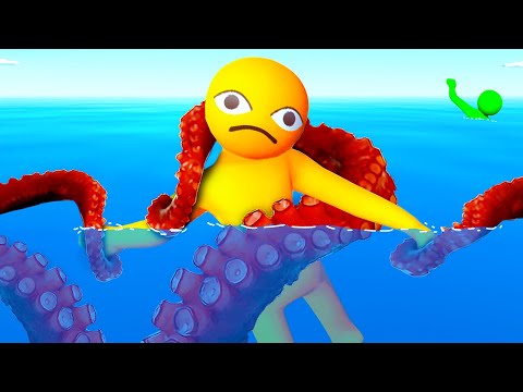 GIANT Octopus Tears Ragdolls Apart - Havocado Gameplay