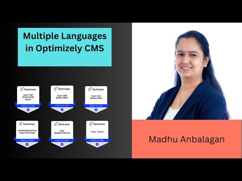 Multiple Languages in Optimizely CMS