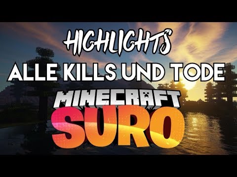 Minecraft SURO Highlights - Alle KILLS und TODE