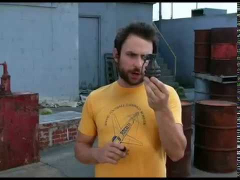 It's Always Sunny in Philadelphia - Charlie and Mac blows up a car.