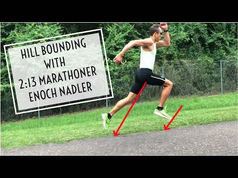 Hill Bounding with 2:13 Marathoner Enoch Nadler