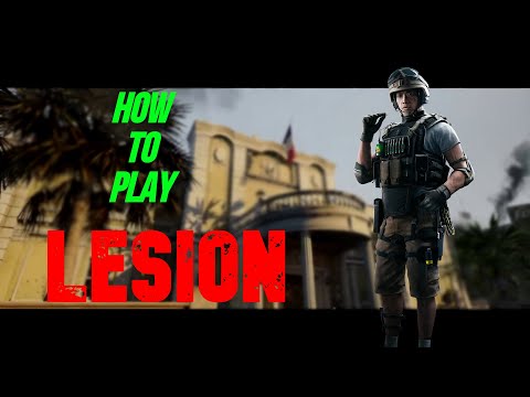How to play Lesion in the new Crimson Heist season on Rainbow Six Siege!!