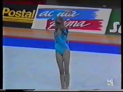Teodora BLAGOEVA (BUL) rope - 1990 Copa Barcelona AA