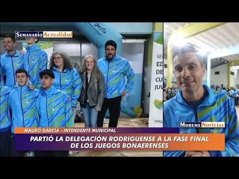 Partió la delegación rodriguense a la fase final de los Juegos Bonaerenses