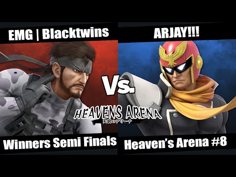 Heaven's Arena #8 Winners Semi Finals - EMG | Blacktwins (Snake) vs ARJAY!!! (Captain Falcon)