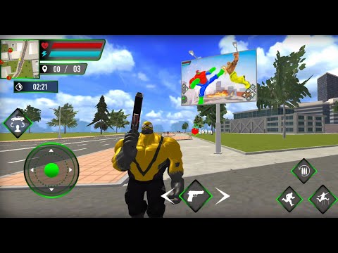Spider Hulk City Rescue | Incredible Flying Monster Vs City Gangster - Android GamePlay