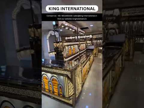 Modern Wedding Entry Counter Polished Entrance Greeting Table Sophisticated Wedding Check-In Table