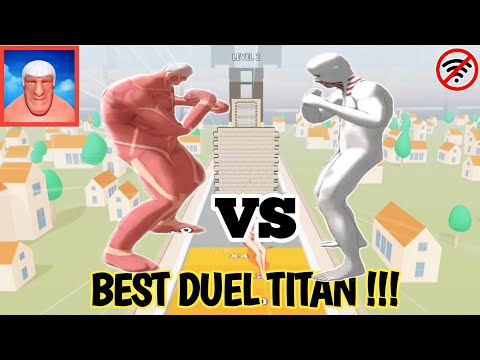 GAME STRONGEST TITAN FIGHT | TITAN RUSH 3D OFFLINE GAME | GAMEPLAY #2