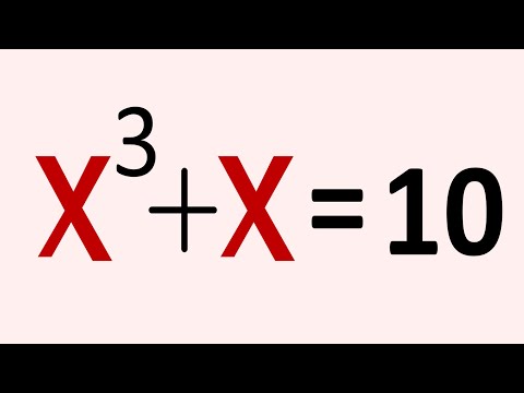ECUACIÓN DE GRADO 3. X³+X=10. Matemáticas Básicas