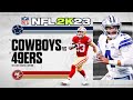 NFL 2k23 | Cowboys vs 49ers | NFL 2k5 Resurrected | PCSX2 | 2022 2023 Playoffs | CPU v CPU |  4K
