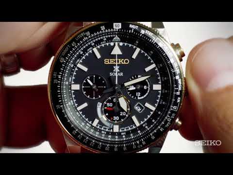 Seiko How To Video: Solar Chronograph with Power Reserve Indicator