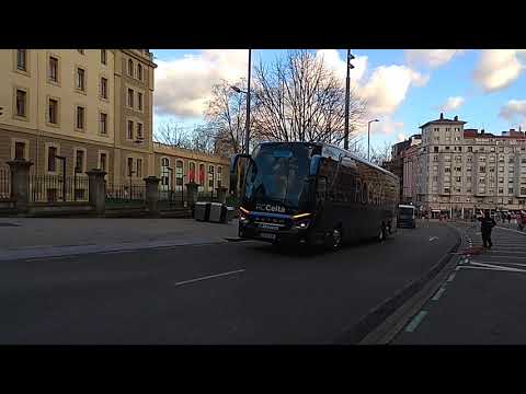 Athletic-Celta: Llegada del Celta a San Mamés