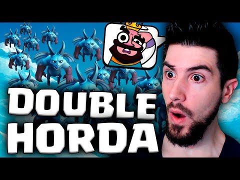 DECK DE GIGANTE DOUBLE HORDA INVENCÍVEL NO CLASH ROYALE!