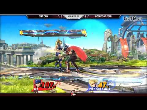 VS Weekly 3/24/16 - Winners R3 - Zain (Ike) vs. Degree of Fear (ZSS) - Smash 4