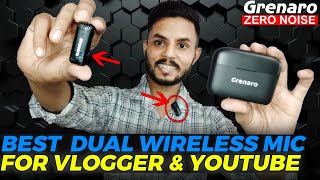 Best Wireless Mic for YouTube Videos | GRENARO Wireless Mic Lavalier Microphone Noise Reduction