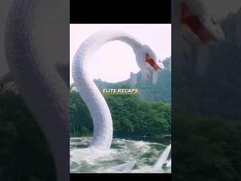 GIANT SNAKE 🐍 WANTED TO EAT HER 😥 LEGEND OF WHITE SNAKE ⚡🔥 CDRAMA #snake #shorts #legend