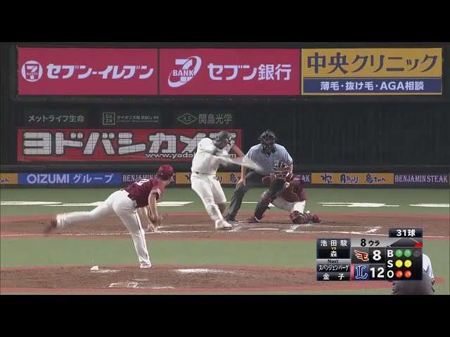 【8回裏】連敗脱出へ!! ライオンズ・森のタイムリー2ベースヒットで追加点‼ 2020/8/14 L-E