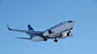 preview picture of video 'Winter plane spotting compilation @ Ottawa-CYOW'