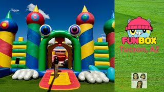 Visiting Fun Box, the World's Biggest Bounce Park in Tucson, AZ | Nguyening Smiles