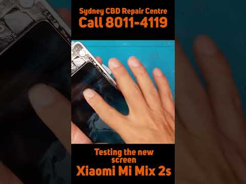 Screen test, anyone? How to do it. [XIAOMI MI MIX 2S] | Sydney CBD Repair Centre #shorts