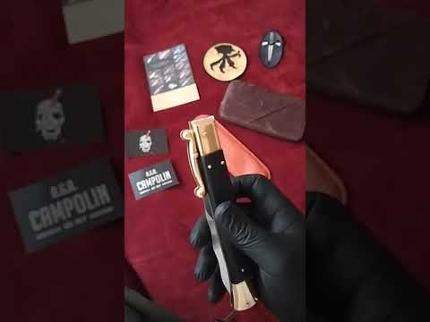 A.G.A.Campolin swinguard kriss 33cm MADE IN MANİAGO ITALY#agacampolin#frankbeltrame#latamaknives