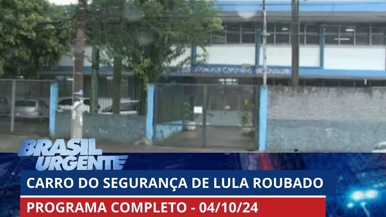 [AO VIVO] Brasil Urgente - 04/10/2024