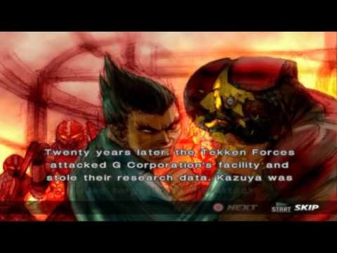 Tekken 4 All Characters Intro Prologue Cutscenes Exhibition HD