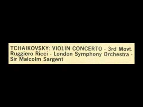 Tchaikovsky / Ruggiero Ricci, 1961: Violin Concerto in D major, Op. 35 - Sir Malcolm Sargent, LSO