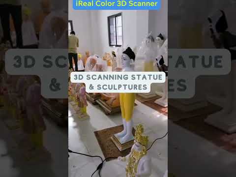 Sculpture Scanning - iReal 2E Color 3D Scanner
