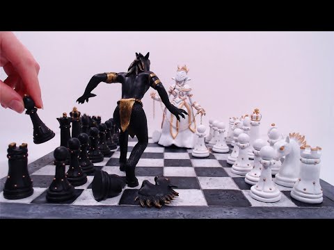 I made a whole chess set from scratch because I'm insane
