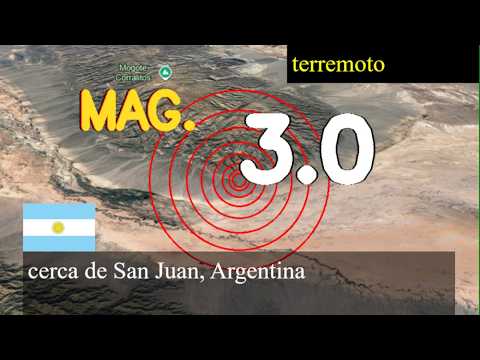 Terremoto cerca de San Juan, Argentina actualizaciones en vivo hoy: Terremoto de magnitud 3.0 ocurr