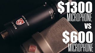 Video thumbnail for Lauten LS 208 Mic Review vs Neumann TLM103 by Alex Knickerbocker
