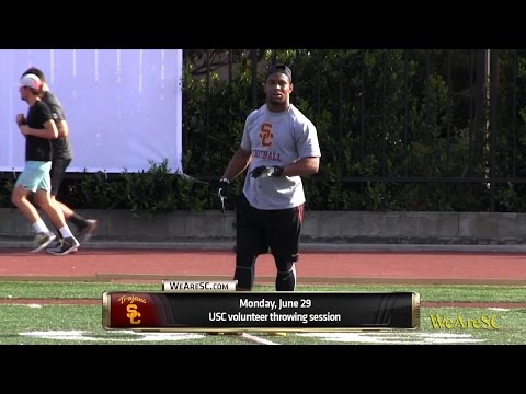 USC throwing session highlights - 6/29/15