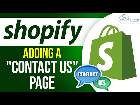 How to Add a Contact Us Page on Shopify Shopify Setup | Shopify Tutorial