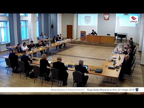 II/2019 Sesja Rady Miejskiej w Starachowicach 22.02.2019 r.