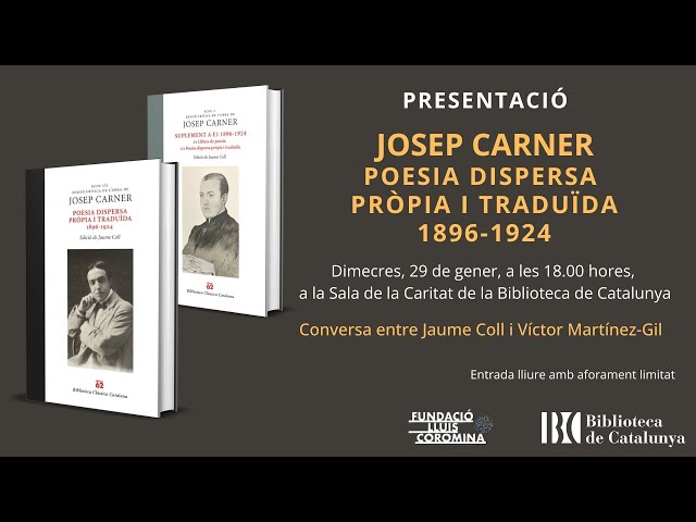 Vídeo relacionado con Poesia dispersa pròpia i traduïda 1896-1924 (Clàssics Catalans)