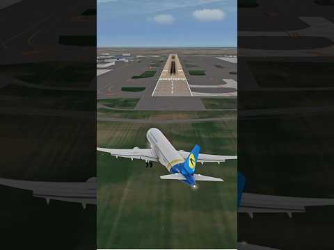Ukraine International A320 Crazy Landing #aviation #a320 #flightsimulator #avgeek #landing #rfs
